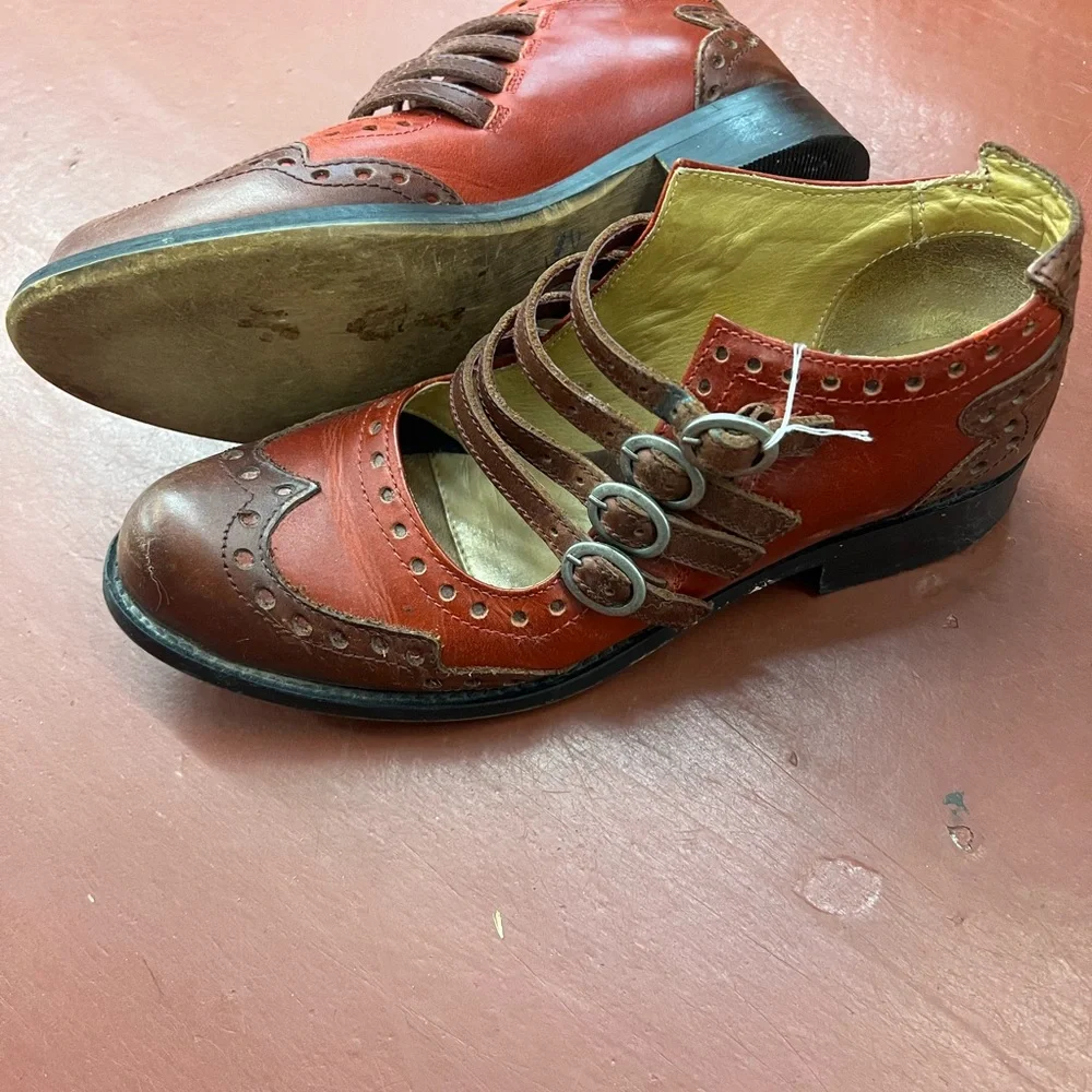 John Fluevog Adrains Maryjane shoes - Picture 2 of 6